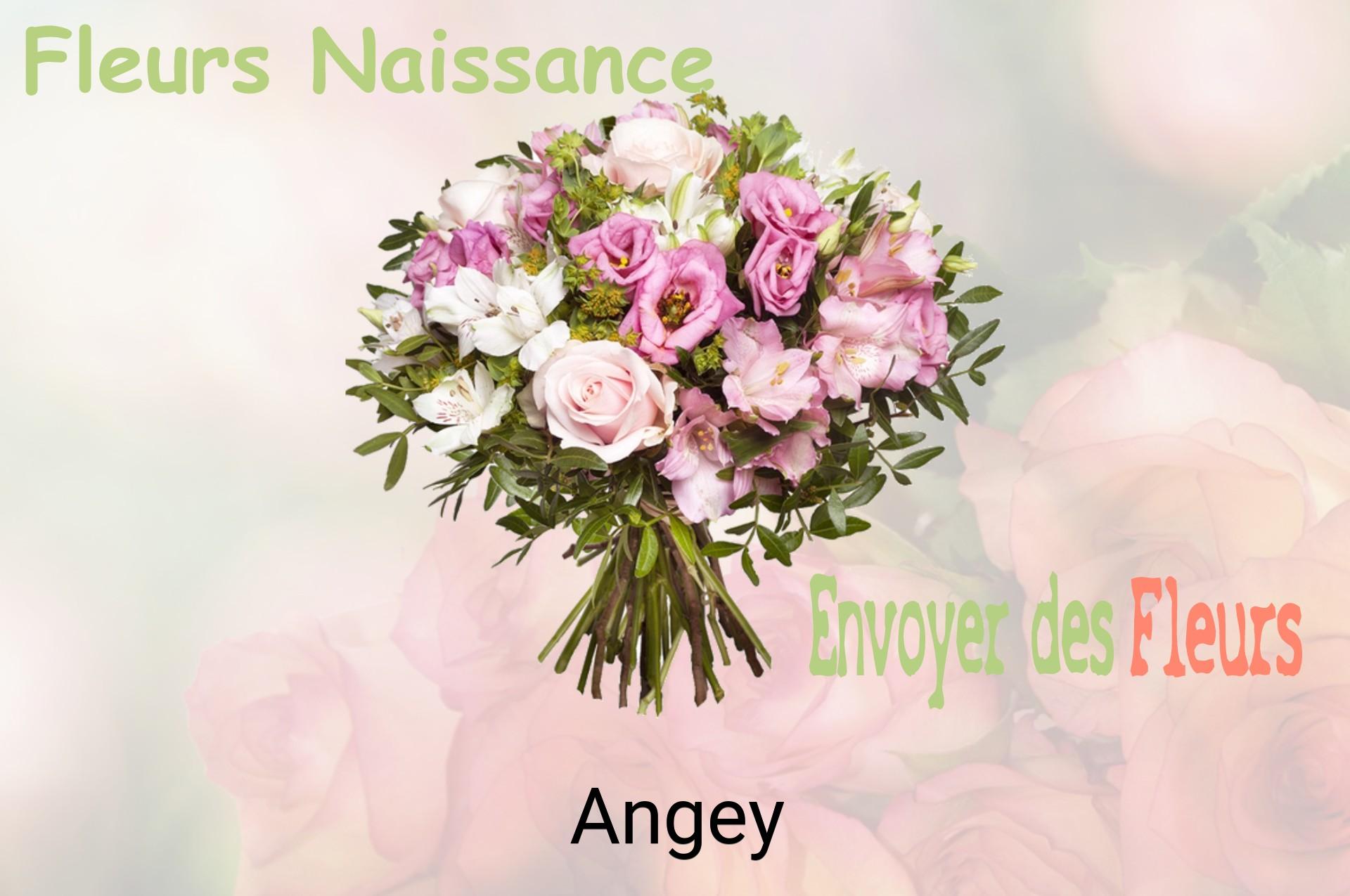 Bouquet de fleurs de naissance livré à Angey